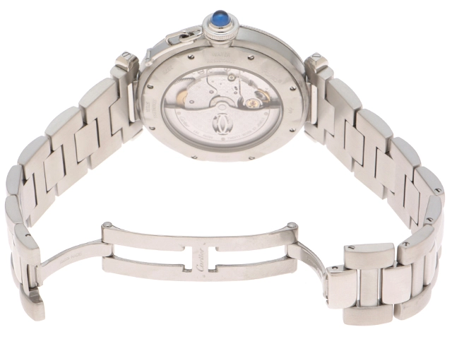 Cartier カルティエ パシャ 38 W31031H3 SS ステンレススチール シルバー文字盤 オートマチック 【460】