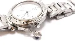 Cartier カルティエ パシャ 38 W31031H3 SS ステンレススチール シルバー文字盤 オートマチック 【460】