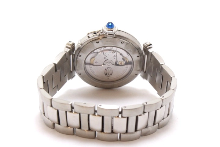 Cartier カルティエ パシャ 38 W31031H3 SS ステンレススチール シルバー文字盤 オートマチック 【460】