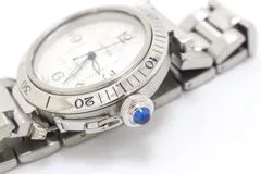 Cartier カルティエ パシャ 38 W31031H3 SS ステンレススチール シルバー文字盤 オートマチック 【460】