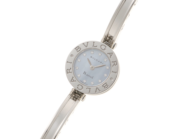 BVLGARI ブルガリ B-zero1 12Pダイヤモンド BZ22S ブルーシェル