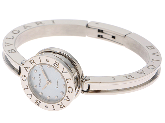 【新品ベルト】632 ブルガリ ビーゼロワン ブルーシェル文字盤 12Pダイヤ 楽天市場】【中古】 BVLGARI ブルガリ ビーゼロワン バングル
