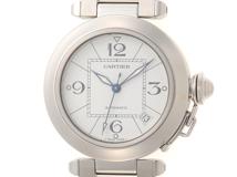 Cartier　カルティエ　パシャＣ　メンズ腕時計　ホワイト文字盤　SS　自動巻き　W31074M7【431】2148103901843