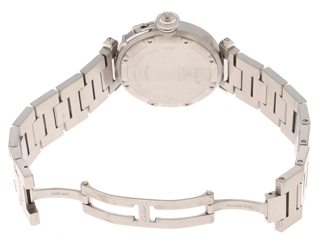 中古】【箱 保証書】 カルティエ パシャC ウォッチ Pasha C W31074M7  