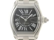 Cartier カルティエ オートマチック メンズ ロードスターLM W62041V3 ブラック文字盤 SS【472】HK