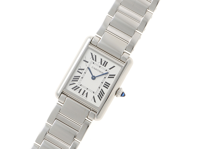 【村けん】Cartier カルティエ　タンクマスト LM WSTA0052 WSTA0052 シルバー Cartier（カルティエ）タンク マスト