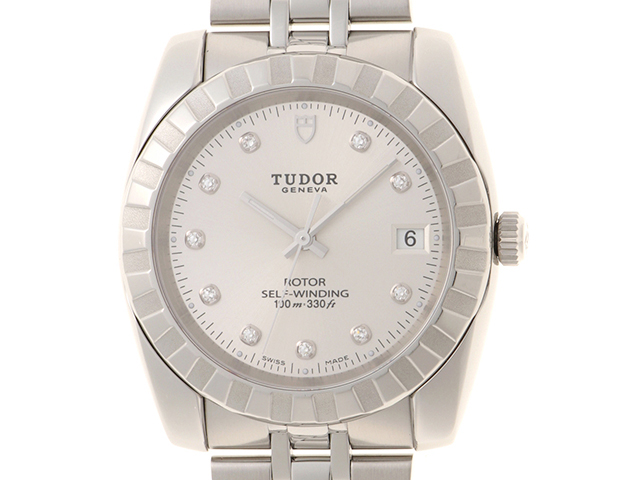 保証書付き TUDOR 21013 クラシックデイト ダイヤ 自動巻き メンズ 保証書付き TUDOR 21013 クラシックデイト ダイヤ 自動巻き メンズ