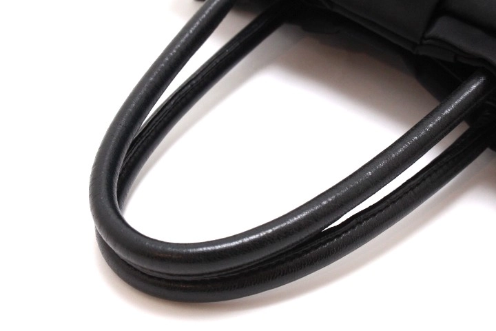 PRADA プラダ リボントートバッグ ブラック ナイロン/レザー 【431】2148103903168