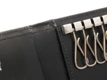 Cartier カルティエ キーケース パシャ 6連 レザー ブラック