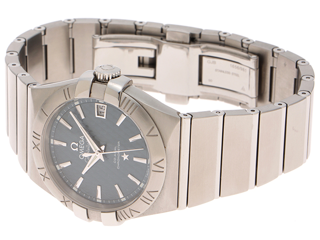 OMEGA オメガ コンステレーション 自動巻き メンズ 箱等全セット OMEGA オメガ コンステレーション ブルー ステンレス 123.10