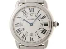 Cartier　カルティエ　時計　ロンドソロSM　W6701004　シルバー文字盤　ステンレススチール　クォーツ　レディース