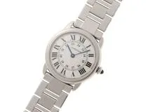 Cartier　カルティエ　時計　ロンドソロSM　W6701004　シルバー文字盤　ステンレススチール　クォーツ　レディース