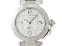Cartier カルティエ パシャC ビッグデイト W31055M7 SS ステンレススチール ホワイト文字盤 オートマチック 【460】2148103903892