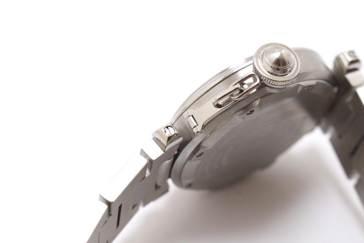 Cartier カルティエ パシャC ビッグデイト W31055M7 SS ステンレススチール ホワイト文字盤 オートマチック 【460】2148103903892