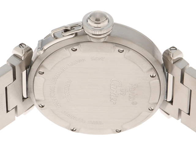 Cartier カルティエ パシャC ビッグデイト W31055M7 SS ステンレススチール ホワイト文字盤 オートマチック 【460】2148103903892