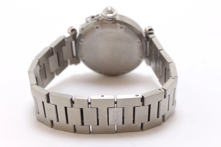 Cartier カルティエ パシャC ビッグデイト W31055M7 SS ステンレススチール ホワイト文字盤 オートマチック 【460】2148103903892