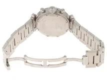Cartier カルティエ 腕時計 パシャＣ クロノ W31039M7 スティール ホワイト文字盤 自動巻き【472】SJ