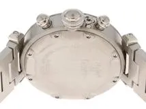Cartier カルティエ 腕時計 パシャＣ クロノ W31039M7 スティール ホワイト文字盤 自動巻き【472】SJ