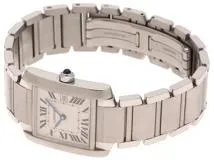 Cartier カルティエ タンクフランセーズMM W51011Q3 SS ステンレス  