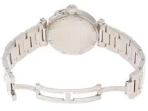 Cartier　カルティエ　パシャＣ　ビッグデイト　W31044M7　ホワイト文字盤　ステンレス　男性用自動巻時計【473】