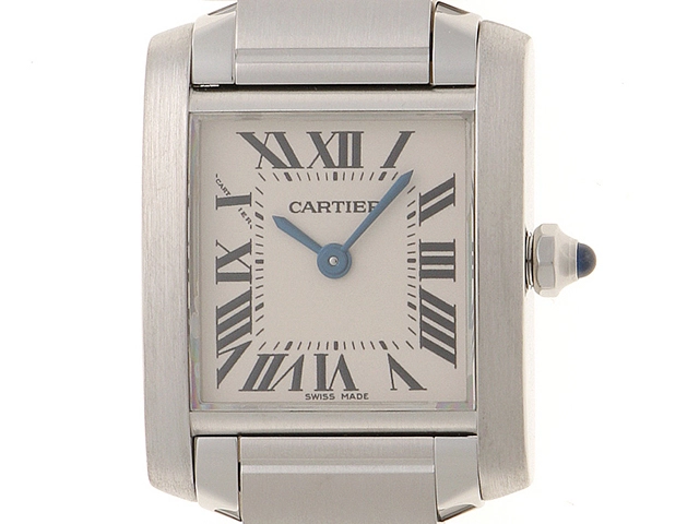 Cartier カルティエ タンクフランセーズ SM W51008Q3 ホワイトローマ SS ステンレススチール クォーツ 【460】2148103903991