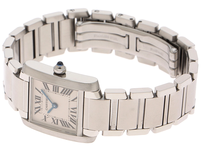 Cartier カルティエ タンクフランセーズ SM W51008Q3 ホワイトローマ SS ステンレススチール クォーツ 【460】2148103903991