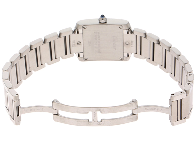 Cartier カルティエ タンクフランセーズ SM W51008Q3 ホワイトローマ SS ステンレススチール クォーツ 【460】2148103903991