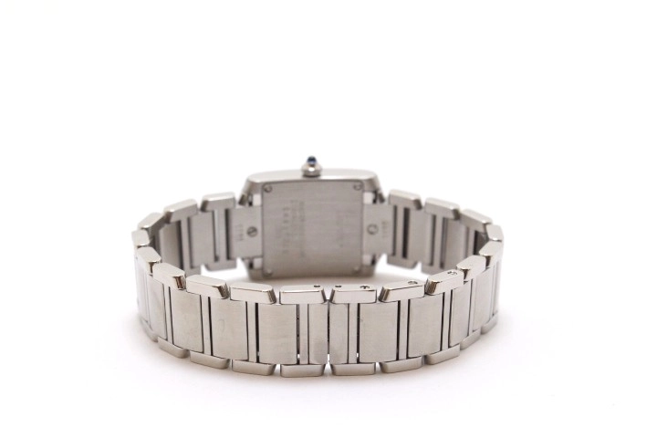 Cartier カルティエ タンクフランセーズ SM W51008Q3 ホワイトローマ SS ステンレススチール クォーツ 【460】2148103903991