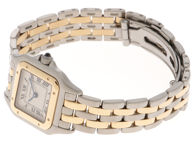 ★*★様 カルティエ　パンテールSM　クオーツ　２ロウ カルティエ/パンテール ドゥ カルティエSM/2ロウ/ホワイト