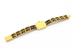 CHANEL シャネル プルミエールM H0001 GP/レザー ブラック文字盤 クォーツ【460】2148103904066