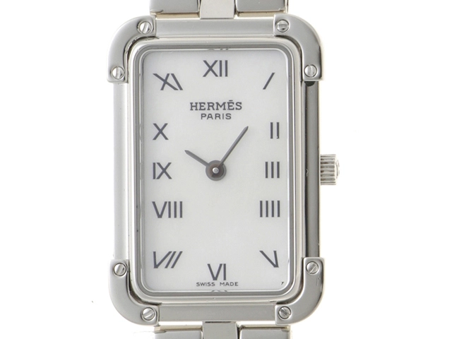 エルメス クロアジュール CR2.210 シェル クォーツ レディース 時計 HERMES エルメス クロアジュール レディース クォーツ CR2.210