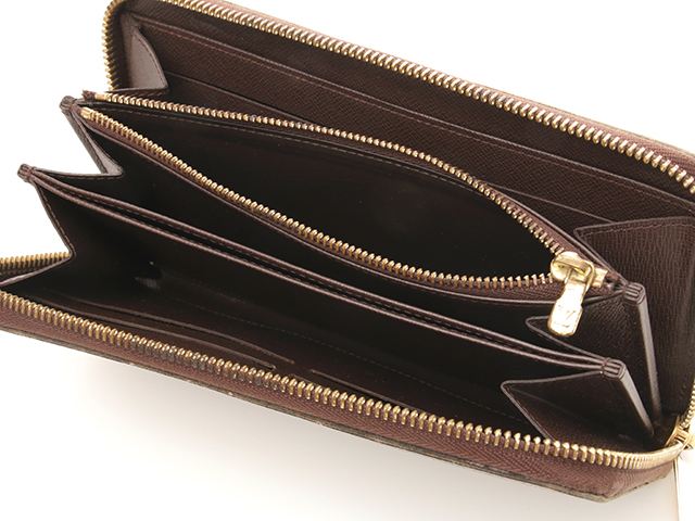 中古】LOUIS VUITTON ルイヴィトン ダミエ 長財布 M60015 ジッピー  