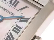 Cartier カルティエ 腕時計 タンクフランセーズSM ピンクシェル SS W51028Q3 クォーツ レディース 2148103904196 【200】