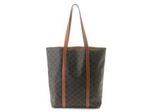CELINE　セリーヌ　トリオンフ　ミュージアムバッグ　194542　 PVC/レザー　タン(ブラウン)　トートバッグ　2148103904547【207】