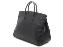 Hermès エルメス バーキン40 ブラック ゴールド金具 □F刻印