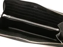 HERMES エルメス 財布/長財布 アザップロング ブラック/シルバー金具 ヴォーエプソン A刻印(2017年頃)【472】YY
