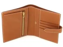 HERMES　エルメス　財布　ベアン　コンパクト　ゴールド/GP金具　ヴォーエプソン　A刻印【431】2148103905032