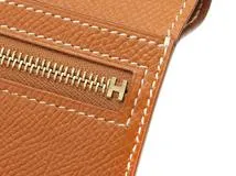 HERMES　エルメス　財布　ベアン　コンパクト　ゴールド/GP金具　ヴォーエプソン　A刻印【431】2148103905032