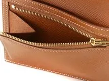 HERMES　エルメス　財布　ベアン　コンパクト　ゴールド/GP金具　ヴォーエプソン　A刻印【431】2148103905032