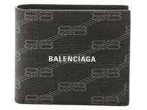 BALENCIAGA シグネチャー スクエア フォールドウォレット 二