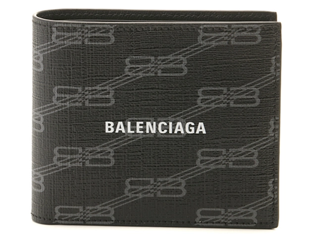 BALENCIAGA シグネチャー スクエア フォールドウォレット 二