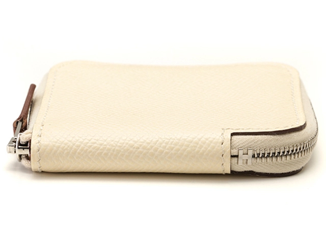 HERMES　エルメス　アザップ シルクイン　コインケース　ナタ／ＳＶ　【472】YN