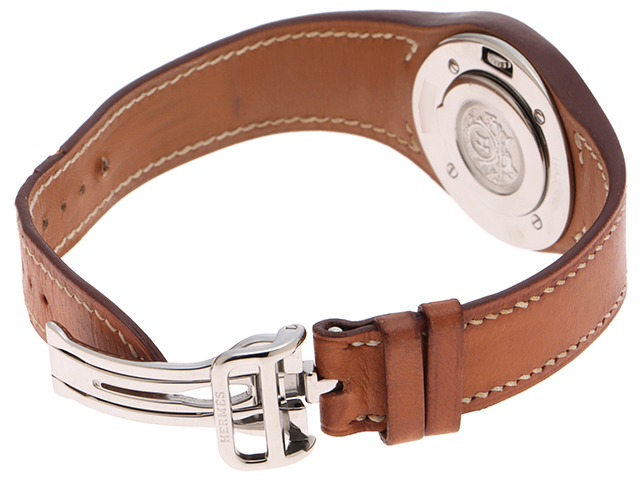 HERMES エルメス 時計 アーネ HA3.410 ホワイト文字盤 ステンレス