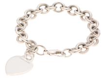 TIFFANY&CO ティファニー 　リターントゥハートタグ　BL　ブレスレット　シルバー　SV　約36g　2148103905773【208】