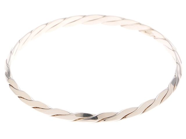 Tiffany & Co. ナイフエッジ　バングル　ブレスレット　シルバー TIFFANY＆CO ティファニー ナイフエッジツイスト バングル