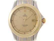 OMEGA　オメガ　シーマスター120ｍ　2311.10　腕時計　イエロー文字盤　クオーツ　イエローゴールド/ステンレススチール　メンズ　2148103905902　【205】