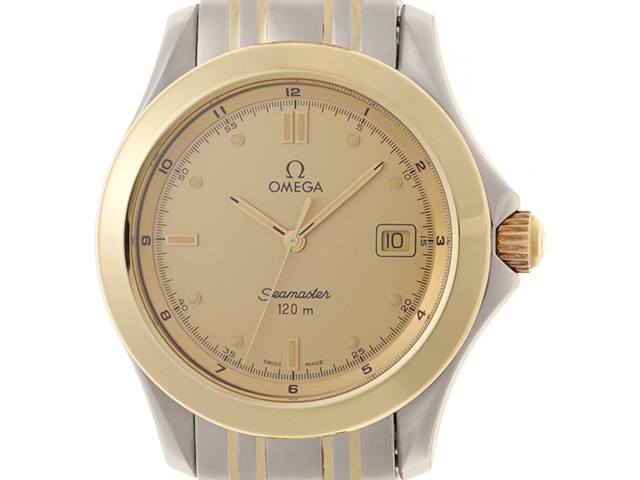 OMEGA ゴールド テクスチャー文字盤 時計 OMEGA/オメガ】 シーマスター ヴィンテージ 腕時計 GP 自動巻き