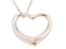 TIFFANY＆CO　ティファニー　オープンハート ネックレス　シルバー/10.4g　2148103906039　【437】