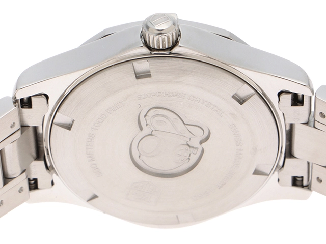 TAG HEUER　タグホイヤー　アクアレーサー　WAF1312.BA0817　ホワイトシェル/10PD　ステンレススチール　クオーツ　レディース時計　2148103906183【207】