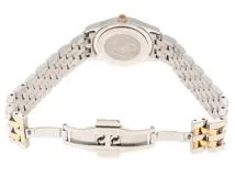 GUCCI　グッチ　Gクラス　5500L　シェル文字盤　11Pダイヤモンド　ステンレススチール/GP　　クオーツ　レディース時計　2148103906350【207】